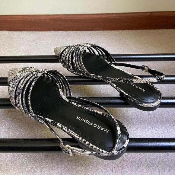 MARC FISHER Women Adra2 Pointy Toe Shoes - NEW - Picture 3 of 7